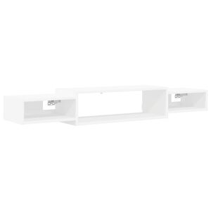 vidaXL Vegghengt TV-skap Veggmontert Hvit 140 x 28 x 21 cm