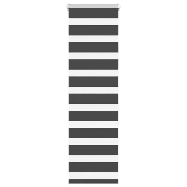 vidaXL Sebragardin svart 55x100 cm stoff bredde 50,9 cm polyester