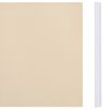 vidaXL Hageskjerm PVC 35x0,19 m kremhvit
