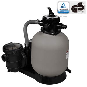 vidaXL Sandfilterpumpe 600 W 17000 l/t