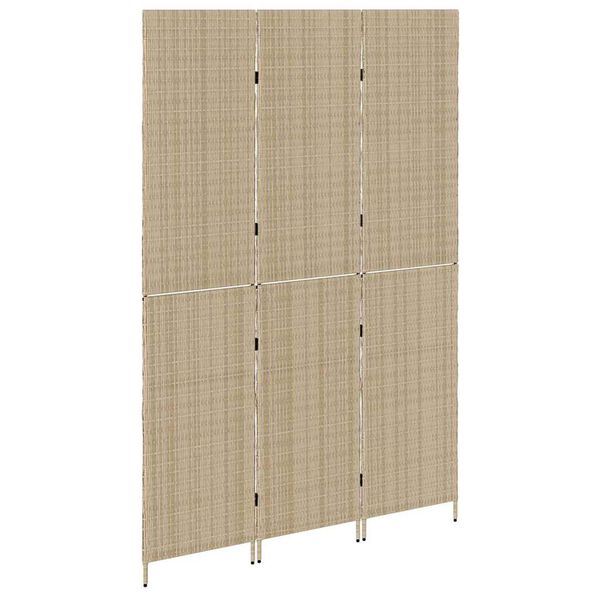 vidaXL Romdeler Beige 146 x 200 cm polyrotting