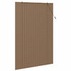 vidaXL Rullegardin med gardiner Brun 140 x 220 cm Bambus