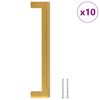 vidaXL Skaph&aring;ndtak 10 stk gulv 160 mm rustfritt st&aring;l