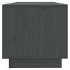 vidaXL TV-benk grå 90x35x35 cm heltre furu