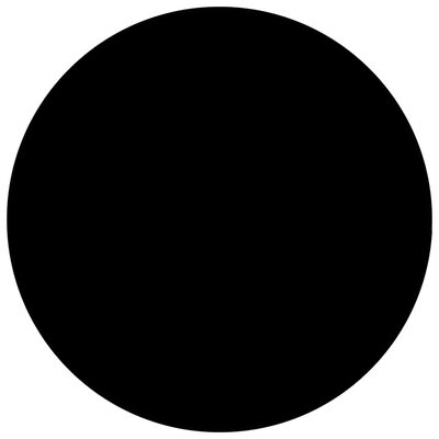 vidaXL Bassengtrekk svart 250 cm PE