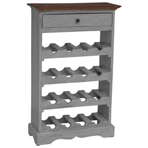 vidaXL Vinstativ heltre mahogni 55x23x85 cm