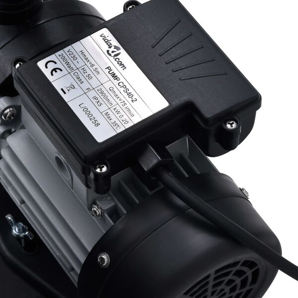 vidaXL Sandfilterpumpe med 7 posisjonsventiler 18 L