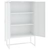 vidaXL Highboard hvit 80x35x135 cm stål