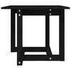 vidaXL Salongbord svart 50x50x45 cm heltre furu