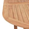 vidaXL Hagebord 180x90x75 cm heltre teak