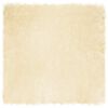 vidaXL Faux Skinnmatte Tafalla Krem 160 x 160 cm Polyester