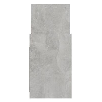 vidaXL Sideskap betonggrå 60x26x60 cm sponplate
