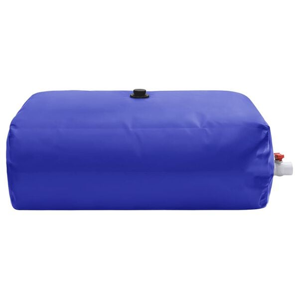 vidaXL Vanntank med kran sammenleggbar 1000 L PVC