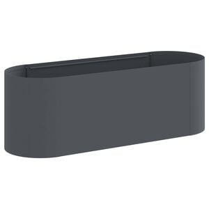 vidaXL Hevet Hagebed Antrasitt 120 x 40 x 40 cm