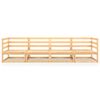 vidaXL 4-seters hagesofa heltre furu