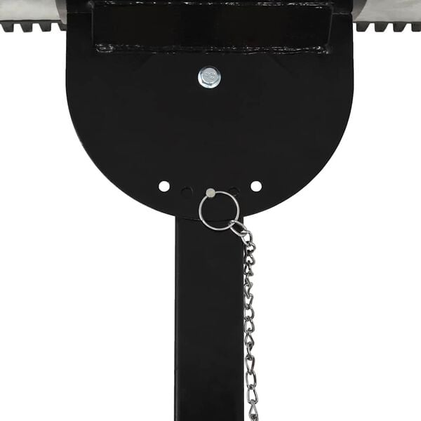 vidaXL Manuell sn&oslash;plog med hjul 100x44 cm