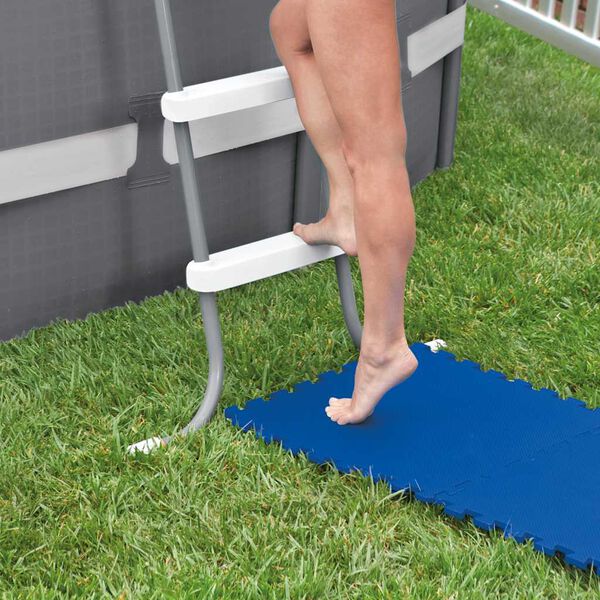 Intex Beskyttelse for bassenggulv 8 stk 50x50 cm bl&aring;