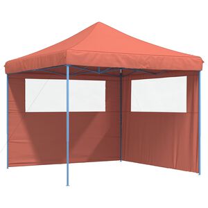 vidaXL Partytelt 292 x 292 x 315 cm Terrakotta Oxford Stoff