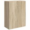 vidaXL TV vegghyllesett Veggmontert 6 pcs Sonoma eik