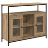vidaXL Serviesskap Artisan Eik 100 x 35 x 80 cm Konstruert tre