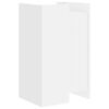 vidaXL Skjenk hvit 45x35x75 cm konstruert tre