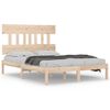 vidaXL Sengeramme heltre 135x190 cm Double