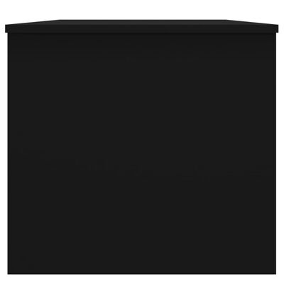 vidaXL Salongbord svart 102x50,5x46,5 cm konstruert tre