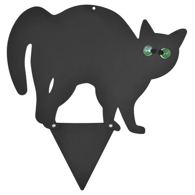 vidaXL Katteskremmersett i 3 deler svart stål