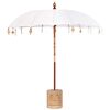 vidaXL Balinesisk parasoll med base 250 220 x 220 x 250 cm