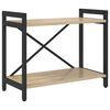 vidaXL Bokhylle 60 x 30 x 50 cm Konstruert tre Sonoma eik