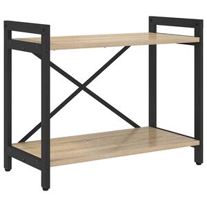 vidaXL Bokhylle 60 x 30 x 50 cm Konstruert tre Sonoma eik