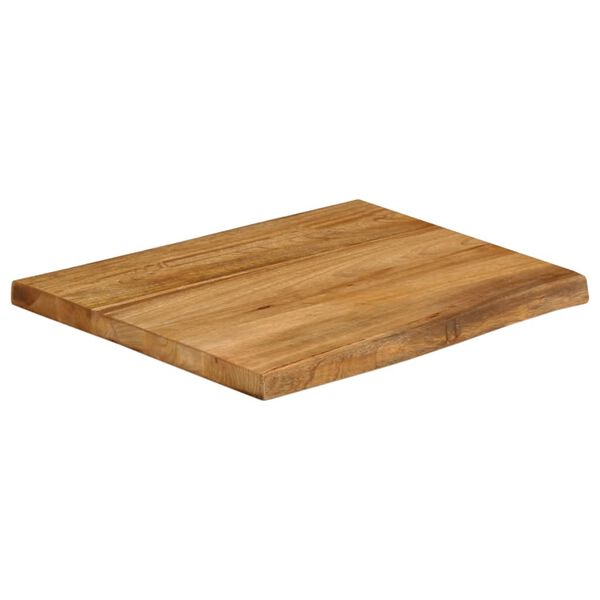 vidaXL Bordplate 80x80x3,8 cm naturlig kant heltre mango