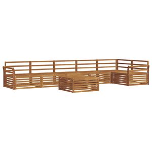 vidaXL Utend&oslash;rs sofa-sett 7 pcs Naturlig