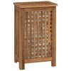 vidaXL Vaskekurv Naturlig 35 x 25 x 60 cm Massivt Teaktre