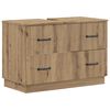 vidaXL Baderomsvaskeskap HOORN Artisan eik 82 x 41 x 56 cm