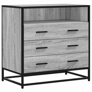 vidaXL Kommode gr&aring; sonoma 70x41x70 cm konstruert tre