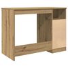 vidaXL Skrivebord artisan eik 102x76x50 cm konstruert tre