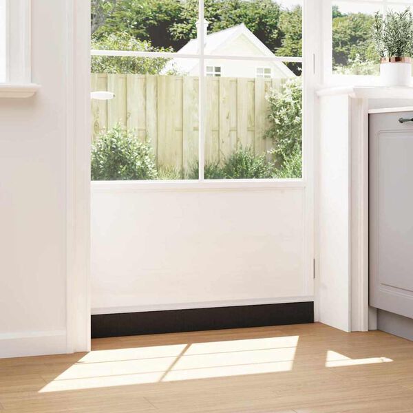 vidaXL Selvh&auml;ftende d&oslash;rb&oslash;rstetninger 2 pcs Hvit 100 cm