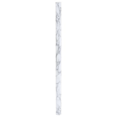 vidaXL Møbelklistremerke selvklebende marmor hvit 90x500 cm PVC
