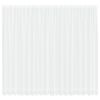 vidaXL Blondegardin med gardiner Blomster Hvit 260 x 500 cm Polyester