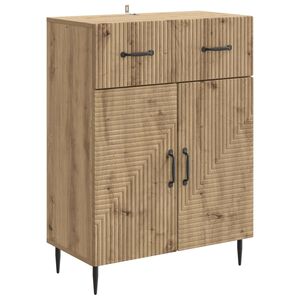 vidaXL Serviesskap Artisan eik 66 x 34,5 x 89,5 cm Konstruert tre