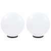 vidaXL Lampesett LED 2 stk sf&aelig;risk 40 cm PMMA