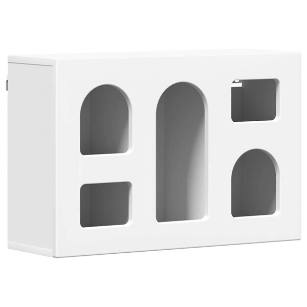 vidaXL Hengende skap med hylle Hvit 60 x 20 x 40 cm Konstruert tre