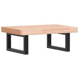 vidaXL Servanthylle veggmontert st&aring;l og heltre b&oslash;ketre