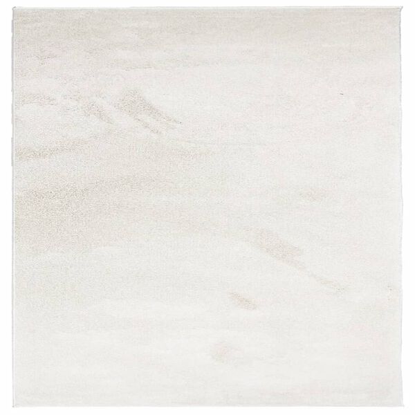 vidaXL Teppe OVIEDO kort luv beige 200x200 cm