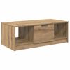 vidaXL Kaffebord med skuff Artisan Eik 102 x 50 x 36cm Konstruert tre