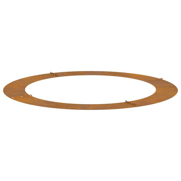 vidaXL passende for Flat Tre Ring Brun &Oslash;90 / 120 cm Cortenst&aring;l