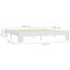 vidaXL Sengeramme hvit heltre furu 160x200 cm