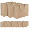 vidaXL Jute h&aring;ndvesker 10 pcs Naturlig 42 x 33 x 19 cm 100% Tossa Jute