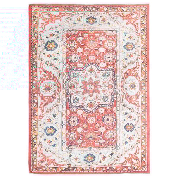 vidaXL Vaskbart og sammenleggbart teppe 120x170cm flerfarget polyester